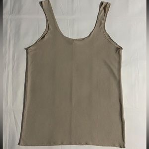 Zara Ribbed Basic Tank Top